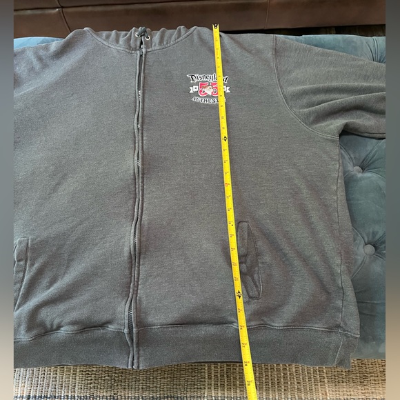 Mens Disney Parks Authentic Original XXL Full Zip Hoodie 1955 Embroidered Grumpy - Picture 8 of 12